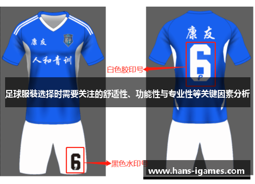 足球服装选择时需要关注的舒适性、功能性与专业性等关键因素分析