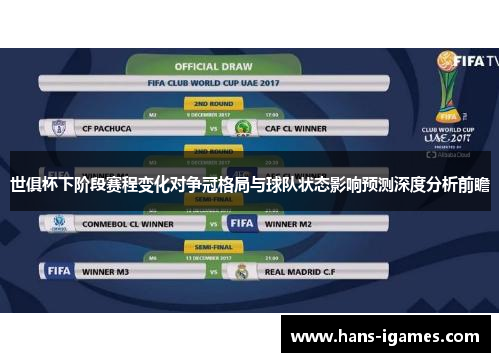 世俱杯下阶段赛程变化对争冠格局与球队状态影响预测深度分析前瞻